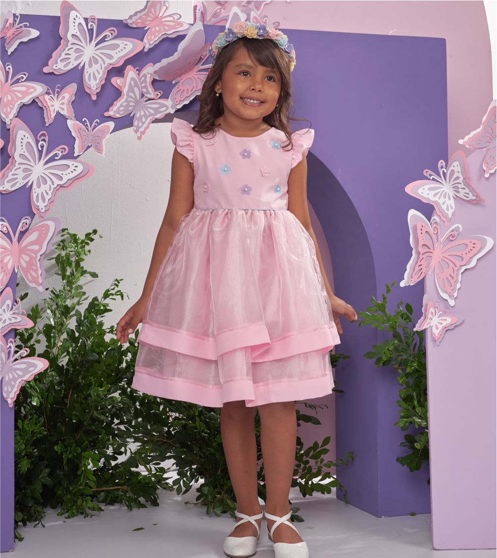 Vestido rosa princesa discount niña